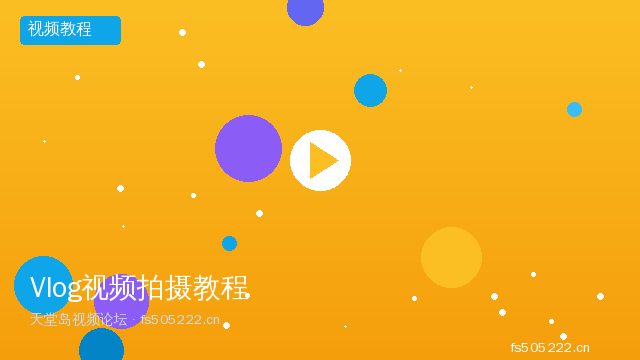 Vlog视频拍摄全流程教程 - 天堂岛视频论坛 fs505222.cn